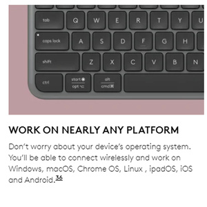 Logitech mk950 USB không dây cơ khí bàn phím RGB Ergonomic không dây <span class=keywords><strong>bluetooth</strong></span> Bàn phím PC Máy tính để bàn máy tính xách tay bàn phím không dây - Product Image 6