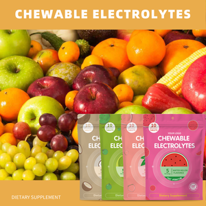 Tabletas Masticables de Electrolitos, 10 Unidades, Sabor Sandía, Suplemento Dietético - Product Image 4