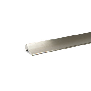 Manija de aluminio con acabado en níquel, distancia de 224 mm - Product Image 1