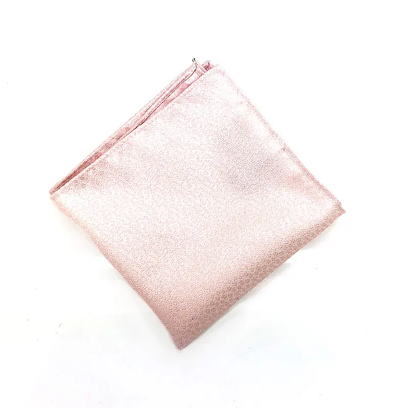 Wholesale woven solid Handkerchief Pocket Square Men with Your Own Brand