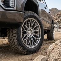 Jantes forgées de luxe 6x135 6x139.7 22-24 pouces, jantes tout-terrain robustes pour Ford F150 Raptor Ram 1500 Tundra Silverado G Wagon
