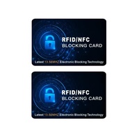 Mini-étiquette en plastique PVC étanche antivol, puce RFID NFC sans contact 13,56 MHz, bloqueur de carte de crédit pour paiement et abonnement professionnel