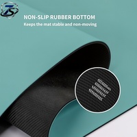 Tapete de Yoga PU Grueso Comercial con Logotipo Personalizado, Resistente al Desgaste, Insonorizado e Inodoro para Gimnasios y Centros de Fitness, Venta al Por Mayor