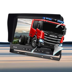 Автомобильная камера <span class=keywords><strong>360</strong></span> градусов, круглая панорамная камера для приборной панели с 4 каналами, видеорегистратор безопасности, монитор парковки с видом от птицы - Product Image 2