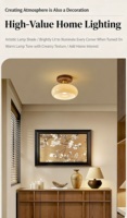 Lustre LED moderne en bois et acrylique en forme de fleur de lotus, télécommande, pour salon, couloir, allée, luminaire suspendu