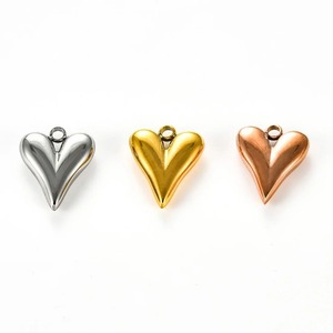 1 pièce Mini pendentif en forme de cœur en acier inoxydable, breloques pour la fabrication de bijoux DIY, fournitures pour la création de colliers, bracelets et boucles d'oreilles faites à la main - Product Image 4