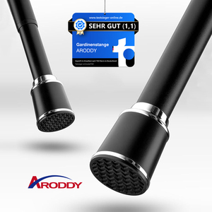 ARODDY <span class=keywords><strong>Tringle</strong></span> à rideau de douche réglable en acier de 2.1 à 3.0m, <span class=keywords><strong>tringle</strong></span> polyvalent sans perçage, garantie de 5 ans-Rideau de tension pour salle de bain - Product Image 1