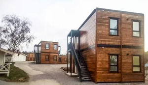 <span class=keywords><strong>Maison</strong></span> modulaire en conteneur de 20 pieds, haute isolation, écologique, préfabriquée - Product Image 2