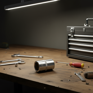 <b>Socket</b> 235 1/2 X Size L Length B Depth Metal Tool - Product Image 3