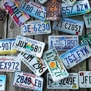 H-0108 <span class=keywords><strong>Targa</strong></span> Automobilistica Americana Decorativa in Alluminio di Alta Qualità, Personalizzabile, con Goffratura, Souvenir - Product Image 2