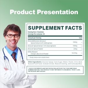 Aeglewell Dagelijkse Groene Gummies Pure Natuurlijke Supergreens Met <span class=keywords><strong>Broccoli</strong></span> <span class=keywords><strong>Extract</strong></span> Gummies Veganistisch Supplement 10% Sulforafane Gummies - Product Image 2