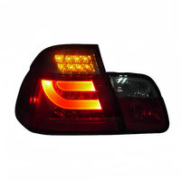 Pour BMW Série 3 E46 2001-2004 Quatre Portes, Feux Arrière LED Automobiles Modifiés, Clignotants, Feux Stop, Ensemble de Feux Arrière