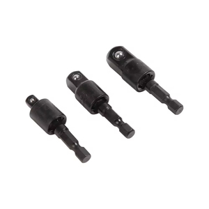 काले 1/4 "<span class=keywords><strong>3</strong></span>/8" 1/<span class=keywords><strong>2</strong></span> "क्रव हेक्सागन हैंडल से वर्ग सिर को जोड़ने वाली रॉड इलेक्ट्रिक ड्रिल आस्तीन एडाप्टर - Product Image 1