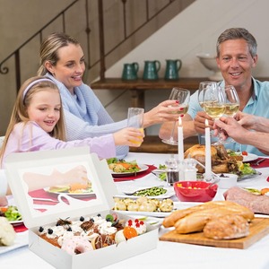 กล่องเบเกอรี่ กล่องคุกกี้ เหมาะสำหรับใส่ช็อกโกแลตสตรอว์เบอร์รี ของหวาน คุกกี้ ปรับแต่งได้ตามต้องการ - Product Image 5