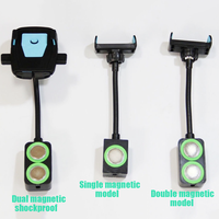 Support de téléphone portable réglable à 360° à une touche, bras flexible, support de téléphone mobile avec base magnétique pour machine à coudre antichoc