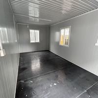 Casa Contenedor de Lujo Prefabricada Moderna de 20 Pies, Panel Sándwich Impermeable, Pequeña Casa Móvil Portátil con Dormitorio