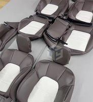 Housses de siège de voiture en cuir sport, ensemble complet, accessoires intérieurs, décoration, coussin, housse de siège de voiture de qualité supérieure pour Porsche Cayenne