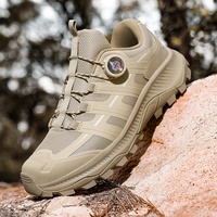 Zapatos de Senderismo para Hombre, Tallas Grandes (40-46), con Sistema Fit, Transpirables, Antideslizantes, Impermeables, Amortiguadores, para Todas las Estaciones, para Actividades al Aire Libre