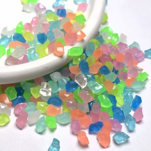 Notte bagliore pietre acriliche-commercio all'ingrosso 6*8MM di plastica acrilica di cristallo luminoso per la fata giardino Stress palla da te otturazioni - Product Image 4