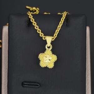 จี้ทองคำชุบ 24K รุ่น JXX รูปดาวและหัวใจ ทำจากทองแดง จี้แฟชั่นสำหรับผู้หญิง - Product Image 4