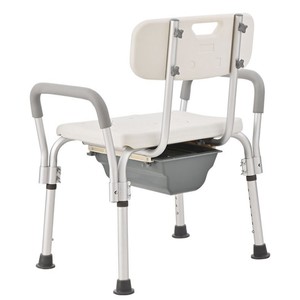 Shower <b>Chair</b> Aluminum Alloy 73-85cm Height Adjustable For <b>Elderly</b> And Pregnant Women Bathroom Safety Equipment - Product Image 3