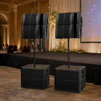 Système de sonorisation professionnel 12 pouces + 18 pouces pour fêtes en intérieur et en extérieur, tournées, concerts, clubs