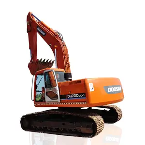 Factory Wholesale 22Ton Used Excavator Doosan DH220-7 DX225 DH300-7 In Excellent Condition Earth Moving Digger Machine On Trade