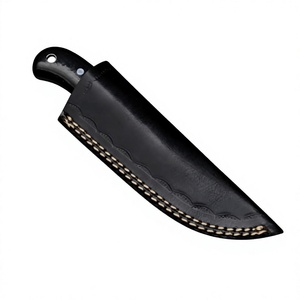 มีดล่าสัตว์เหล็กดามัสกัส ด้ามดำ ใบมีดเดี่ยว ขนาดเล็ก ทำมือ ปรับแต่งได้ - Product Image 6