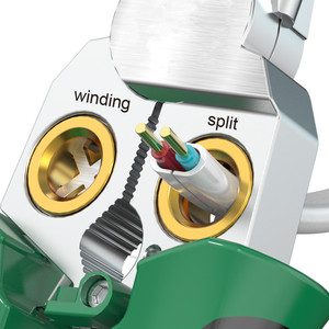 เครื่องดึงสายไฟ YTH-EP01พร้อมเครื่องทดสอบแรงดันไฟฟ้าเครื่องย้ำสายไฟแบบชาร์จไฟได้อัพเกรดพร้อมระบบเตือนภัยและแฟลชตรวจจับ12V-250V ac/dc - Product Image 4