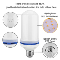 Ampoule LED à effet de flamme E27 E26 B22 2026, lampe à flamme vacillante LED, lumières de feu, lampe à flamme vacillante LED