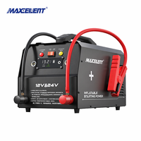 Démarreur de batterie au lithium fer phosphate 12V et 24V 5500A, alimentation de secours, charge USB-A, lumière LED, modèle J90 pour camion