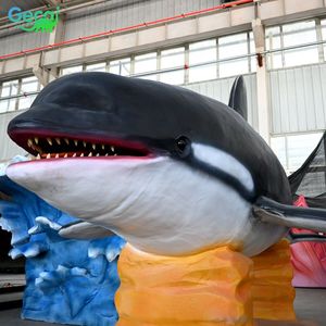 Atracción de Delfines de Resina Gecai, Tamaño Real, Personalizable para Parques Temáticos - Product Image 3