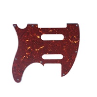 Panneau avant de guitare électrique Red Turtle 8 trous, pickguard simple en plastique TL avec vis, accessoire d'instrument de musique
