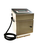 Matrice de points 2024 5 lignes haute vitesse étanche à l'humidité OEM imprimante à jet d'encre de date continue pour bocaux de câble de tuyau de boîte de bouteille