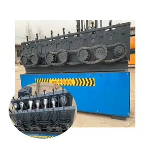 Bending and deforming steel pipe straightening machine Rust removal - painting machine Angle straightening machinery