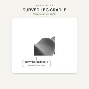 Cuscino per <span class=keywords><strong>Gambe</strong></span> in Memory Foam, Produttore OEM, Poggiagambe Ergonomico, Logo Personalizzato, Etichetta Privata - Product Image 4