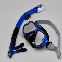 Kacamata Renang Selam Full Face Kaca Tempered Nyaman Anti-Kabut dengan Headband Elastis untuk Petualangan Snorkeling dan Scuba