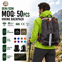 Sac à dos de randonnée et d'alpinisme avec logo personnalisé, professionnel, imperméable, grande capacité, sacs de camping en plein air