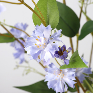 QIHAO Artificial Willow Chrysanthemum <b>Flower</b> High Simulation Plastic Silk Home Decor Wedding Props - Product Image 2