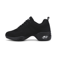 Chaussures de danse pour femmes avec semelle en PU à coussin d'air, légères, respirantes, antichoc, pour entraînement professionnel et compétition