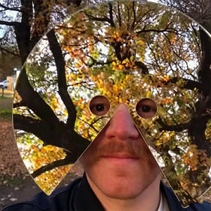 Miroir créatif à porter sur la tête, <span class=keywords><strong>accessoire</strong></span> de photographie réfléchissant pour le visage, pour selfies de voyage surrealistes, <span class=keywords><strong>accessoire</strong></span> unique pour fêtes et festivals - Product Image 6