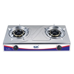 Cuisinière à gaz haute pression en acier inoxydable à 2 brûleurs pour cuisine domestique - Product Image 1