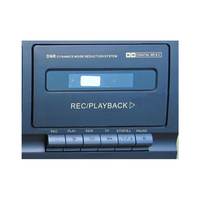 XIDLY - Deux lecteurs de cassettes de bonne qualité, un pour la lecture et un pour l'enregistrement, lecteur de cassettes stéréo double