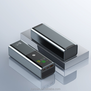 ลดราคา! ที่ชาร์จเร็วสุดแรง 100W ความจุ 20000mAh พร้อมหน้าจอแสดงผลดิจิตอล ดีไซน์เมคคาพังก์ โปร่งใส  แบตสำรอง 30000mAh - Product Image 5