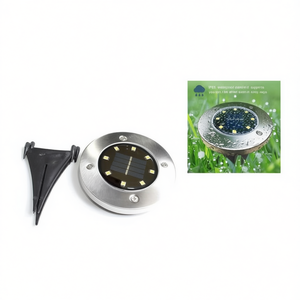 S&N Solar Garden <b>Light</b> 12 <b>Led</b> Waterproof Outdoor Lawn Lamp For Patio Pathway - Product Image 2