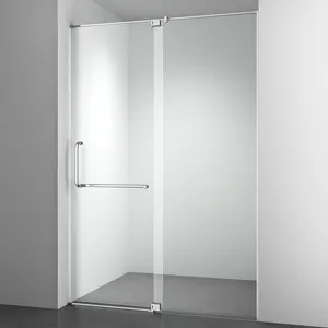 Frameless Bathroom Showers Wholesale Hot Sale Rectangular Design Tempered Glass Waterproof Shower Enclosure For Bathroom