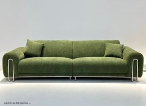Set di Divani Modulari Convertibili ed Estensibili, <span class=keywords><strong>Divano</strong></span> <span class=keywords><strong>Componibile</strong></span> Morbido e Confortevole, <span class=keywords><strong>Moduli</strong></span> in Velluto Chenille Moderno - Product Image 2