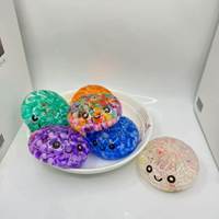 Sachet mystère géant de jouets squishy en acrylique PMMA, unisexe, en forme de boulette de riz vapeur à paillettes liquides, autres jouets classiques
