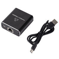Adaptador Divisor de Red Ethernet RJ45, 1 Entrada 2 Salidas, Extensor LAN Full-Duplex/Half-Duplex 10/100/1000Mbps para Router Internet