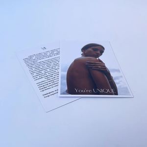 Oem cao cấp kỹ thuật số thẻ kinh doanh tiếp thị Quà tặng khuyến mãi Cảm ơn bạn thiệp chúc mừng tùy chỉnh với logo - Product Image 3